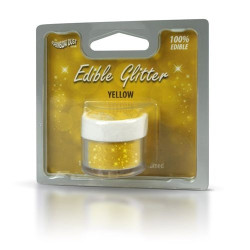 Gul, ätbart glitter (Yellow)
